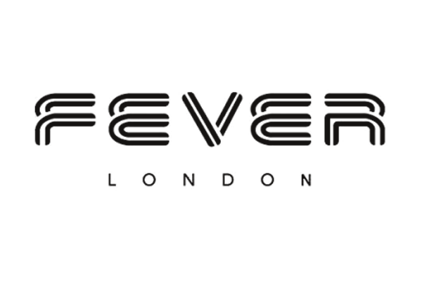 Fever London Women's Fashion Logo Black and White No Background