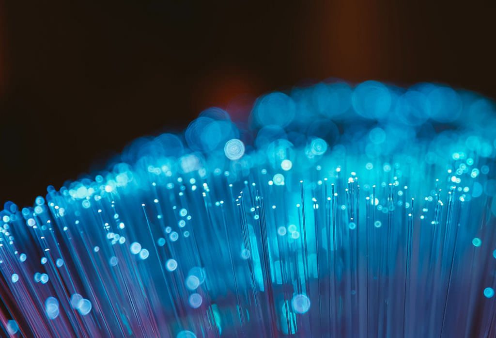 Fiberoptics is a very tech topic; this image sums up technology whilst looking good.